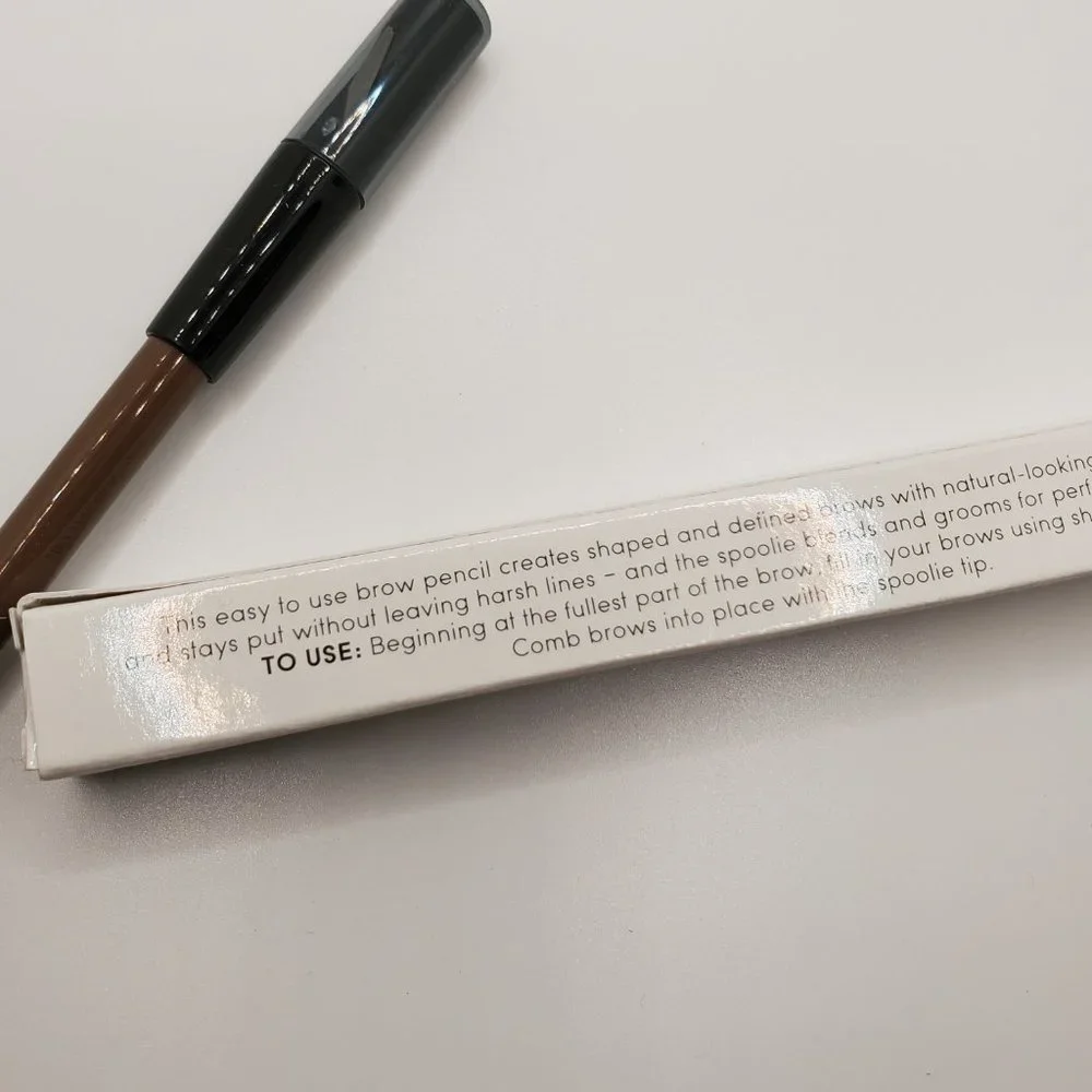 🌈 Laura Geller Brow Gel Pencil + Built in Sharpener Brush in Charcoal BNIB - Picture 10 of 16